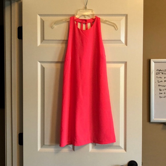 Hot pink open back dress!! - Picture 1 of 3